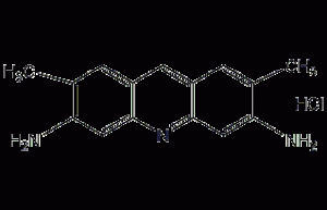 Acridine yellow structural formula