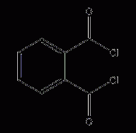 Phthaloyl chloride structural formula