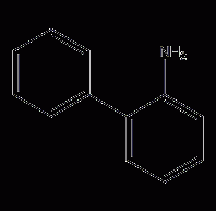 2-Aminobiphenyl structural formula