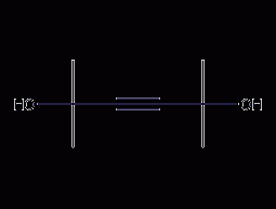 2,5-dimethyl-3-hexyne-2,5-diol structural formula