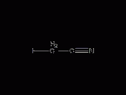 Iodoacetonitrile structural formula