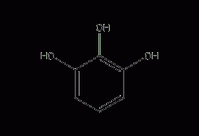 Pyrogallol structural formula