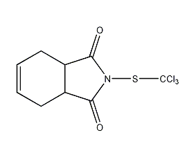 Captan structural formula