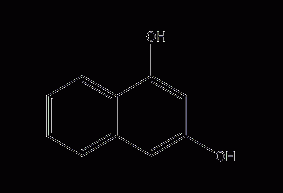 1,3-dihydroxynaphthalene structural formula