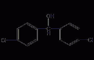 4,4'-dichlorodiphenylmethanol structural formula