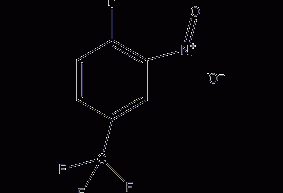 4-fluoro-3-nitrotrifluorotoluene structural formula