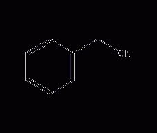 Phenyl acetonitrile structural formula