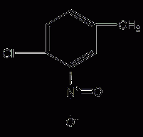 4-chloro-3-nitrotoluene structural formula