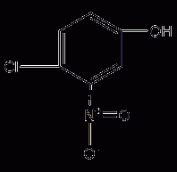 4-chloro-2-nitrophenol structural formula