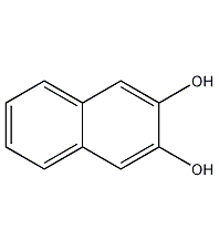 2,3-dihydroxynaphthalene structural formula