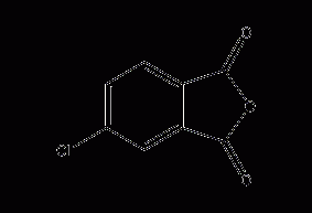 4-Chlorophthalic anhydride structural formula