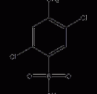 2,5-Dichloro-4-aminobenzenesulfonic acid structural formula