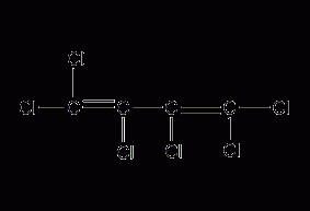 Hexachloro-1,3-butadiene structural formula