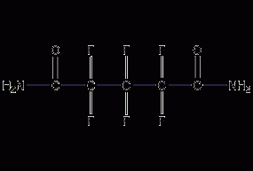 Hexafluoroglutaramide structural formula