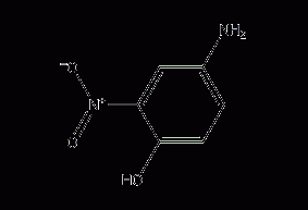 4-amino-2-nitrophenol structural formula