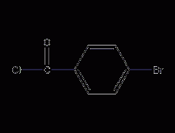 4-bromobenzoyl chloride structural formula