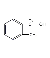 O-methylbenzyl alcohol structural formula