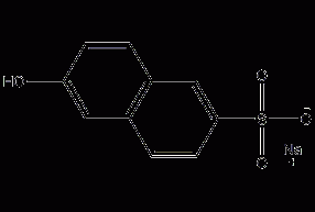 2-Naphthol-6-sulfonate sodium salt structural formula