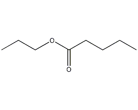 Propyl valerate structural formula