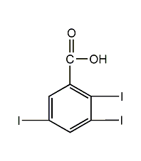 2,3,5-triiodobenzoic acid structural formula