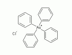 Structural formula of tetraphenylarsenium chloride hydrate