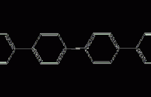 Structural formula of p-tetraphenyl