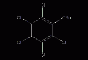 Pentachlorophenol sodium salt structural formula