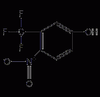 4-nitro-3-(trifluoromethyl)phenol structural formula