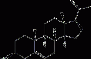 Pregnenolone structural formula