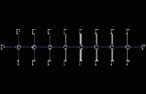 1-iodoperfluorooctane structural formula