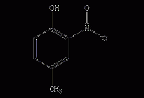 2-nitro-p-cresol structural formula