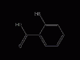 Structural formula of thiosalicylic acid