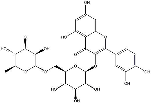 Rutin structural formula