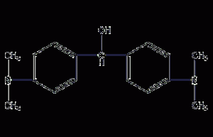 4,4'-bisdimethylaminobenzyl alcohol structural formula