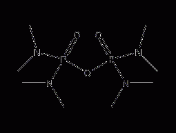 Structural formula of octamethylphosphon