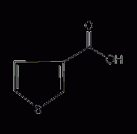 3-thiophenecarboxylic acid structural formula