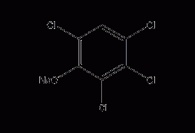 2,3,4,6-tetrachlorophenol sodium salt structural formula