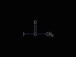 Acetyl iodide structural formula