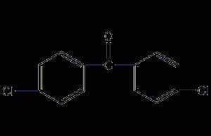 Dichlorobenzophenone structural formula