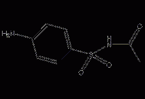 Sulfonamide Acetyl Structural Formula