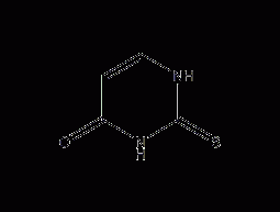 2-Thiouracil Structural Formula