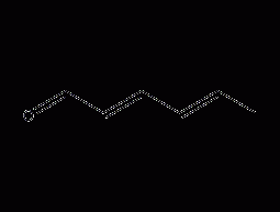 Structure formula of sorbic acid