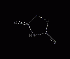 Rodanine structural formula