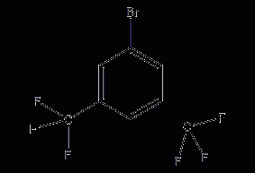 3.5-Bis(trifluoromethyl)bromobenzene structural formula