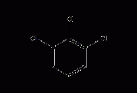 1,2,3-Trichlorobenzene Structural Formula