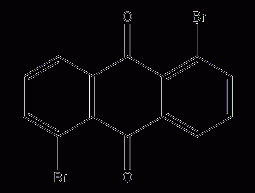 1,5-dibromoanthraquinone structural formula