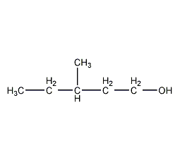 3-methyl-1-pentanol structural formula