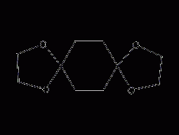 1,4-cyclohexanedione bis(ethylene acetal) structural formula