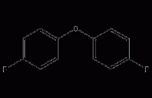 Bis-4-fluorophenyl ether structural formula