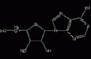 6-mercaptopurine nucleoside structural formula